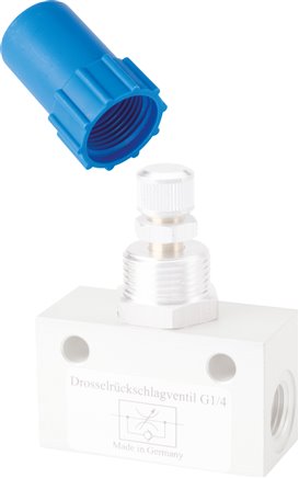 Tampas de segurança para controle de fluxo unidirecional