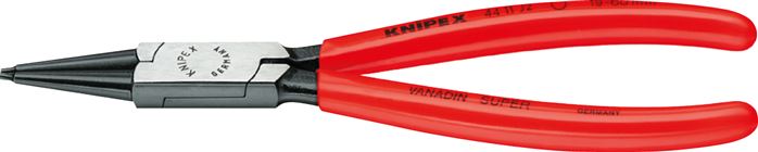 ALICATE DE ANEL DE SEGURANçA PARA ANéIS INTERNOS - FUROS (DIN 5256), KNIPEX