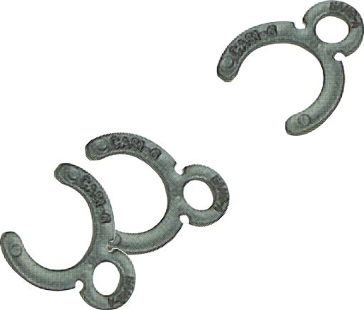 Anéis de segurança para conector push-in, padrão