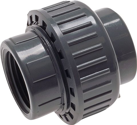 CONEXõES DE PARAFUSO COM SOQUETE ADESIVO E ROSCA FêMEA, PVC-U (APENAS PARA ROSCA DE PLáSTICO), PN 16