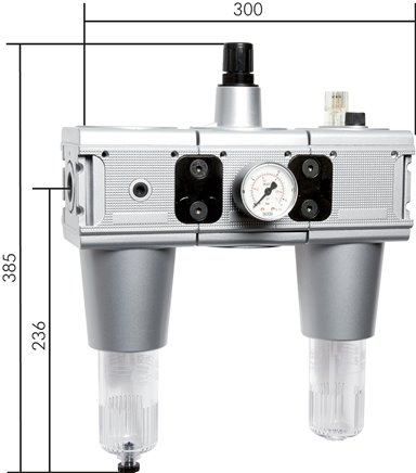 Unidades de serviço, 3 partes, - modelo Multifix série 5, 13.500 l-min