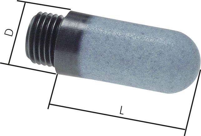 Silenciador feito de plástico, sinterizado (VYON)