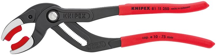 ALICATE SIFãO COM GARRAS DE PLáSTICO, KNIPEX