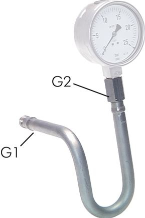 Sifões, em forma de U, DIN 16282