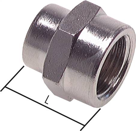 Mangas - tomadas redutoras - hexagonais, até 40 bar