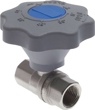 Válvulas esfera de fechamento macio, testadas em DVGW (PN 5-MOP 5), EN 331, até 50 bar