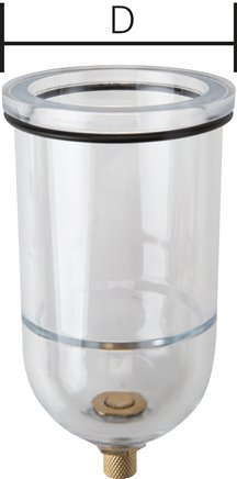 Recipiente sobressalente para microfiltro - Padrão