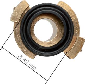 Distribuidor Y para acoplamentos rápidos de mangueira de jardim, 40 mm