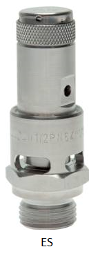 Válvulas de segurança de alto desempenho TÜV-ASME permanentemente ajustadas e vedadas, DN 11-48