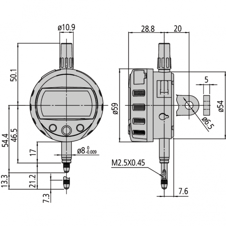 MITUTOYO D2354 SERIE 543 INDICADOR DE DISCAGEM D2354
