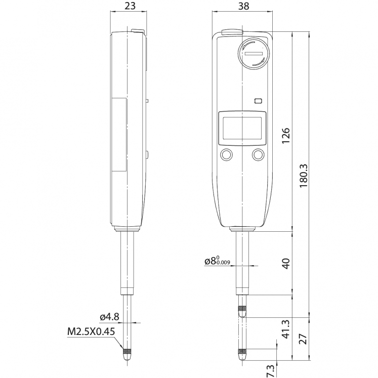 MITUTOYO SERIE 575 INDICADOR DE DISCAGEM D2349