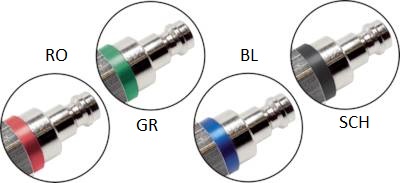 bujão de acoplamento com porca de bloqueio e rosca do anteparo, NW 5