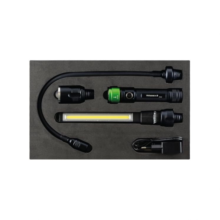 WODEX WX6620 LANTERNA LED MODULAR RECARREGÁVEL