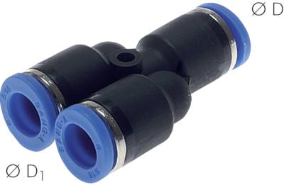 Conectores de entrada em Y (também reduzindo), padrão