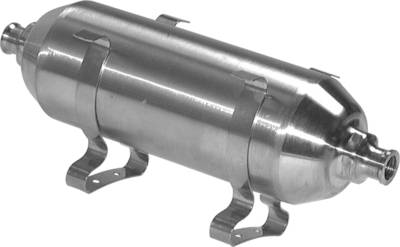 Reservatório de ar comprimido de aço inoxidável, pequeno, PN 16