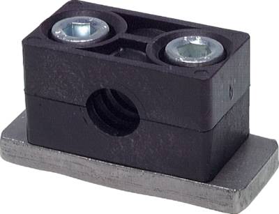 Braçadeiras de tubos de aço inoxidável - série para serviços pesados, DIN 3015 T2