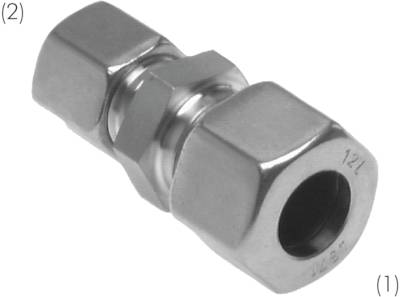 Conexões de parafuso de redução retas