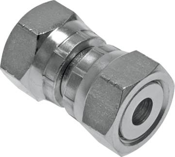 Conexões de parafuso ORFS retas com porca de união, ORFS