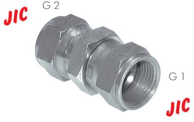 Conexão de parafuso reta com rosca JIC (fêmea), até 310 bar