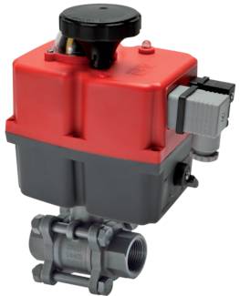 VáLVULAS ESFERA DE AçO INOXIDáVEL DE 3 PARTES, COM ATUADORES ROTATIVOS ELéTRICOS, PN 63