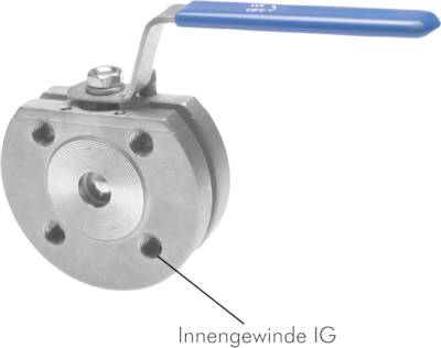 Válvulas esfera de aço inoxidável, compactas, flangeadas, furo completo, PN 16-40 (serão descontinuadas)