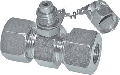 Acoplamentos de teste com encaixe do anel de corte hidráulico, M 16x2