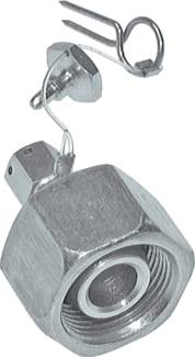 Acoplamentos de teste com cone de vedação hidráulica, encaixe de encaixe