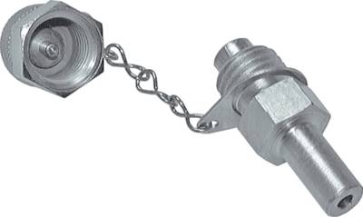 Acoplamentos de teste com bico de tubo, M 16x2