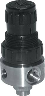 Reguladores de pressão de aço inoxidável com capuz de plástico - Sólido, 350 l-min