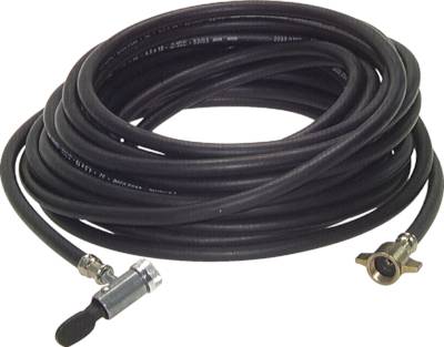 Mangueiras de enchimento dos pneus com porcas de união das asas M 16 x 1 5 e bujão da alavanca, 15 bar