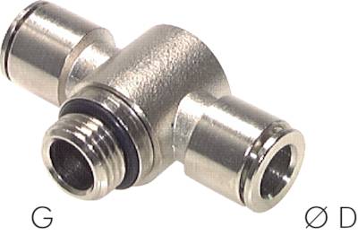 Conectores em T, compactos (ajustáveis), modelo série C