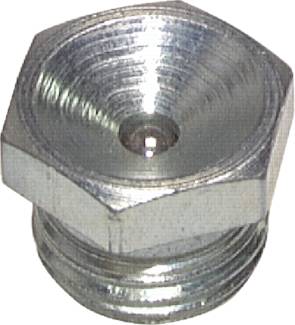 Niple de graxa tipo funil reto, DIN 3405 A