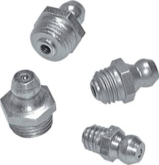 Bico de graxa cônica reta, DIN 71412 A