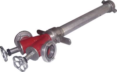 Base de Tubo de Apoio p/ Bocas de Incêndio Subterrâneas, Rotativa c/ válvula - DIN14375