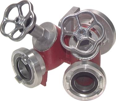 Distribuidor Storz de 2 Vias c/ Válvula