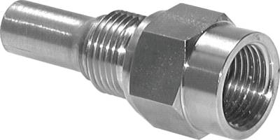 Poços termométricos para termómetros de vidro para máquinas, tipo C