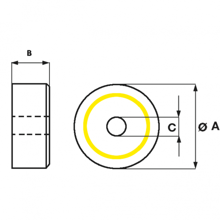 MAGNÉTICO PERMANENTE LIGA DE ALNICO