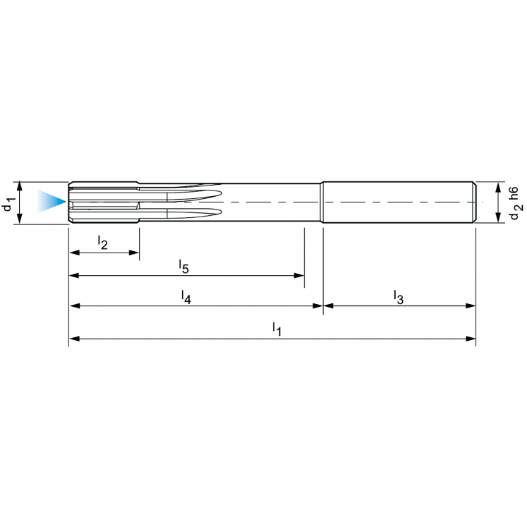 BECK A6042 MANDRIS DE MáQUINA ECOSPEED PARA FUROS CEGOS HSS 033261