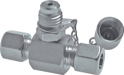 Acoplamentos de teste com encaixe do anel de corte hidráulico, M 16x2