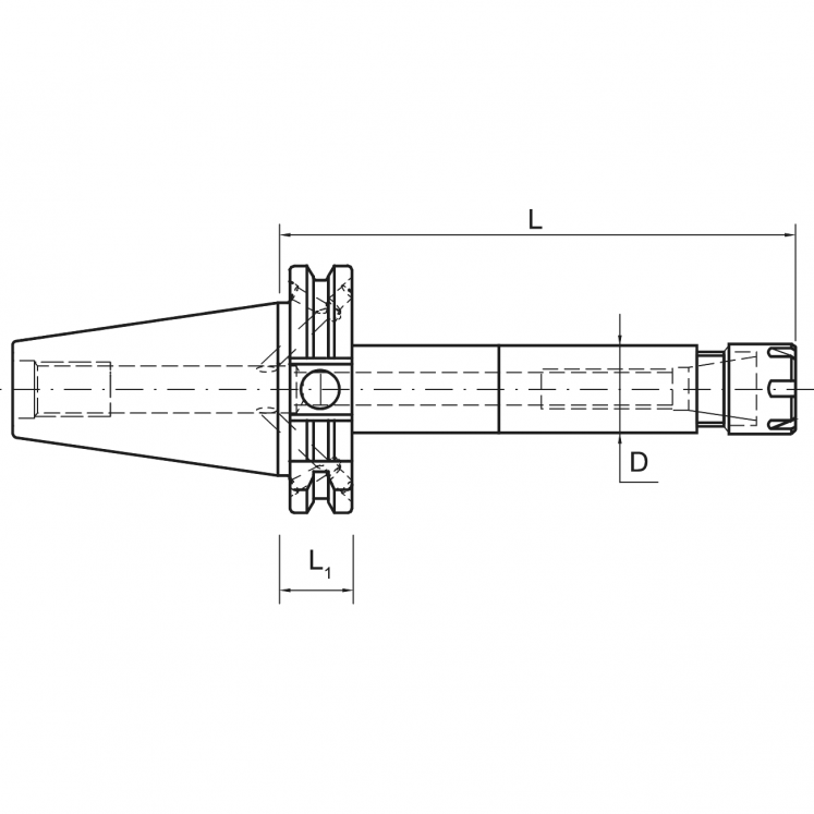 CONES PORTAPINÇAS ER MINI DIN 69871 SK FORMA AD+B