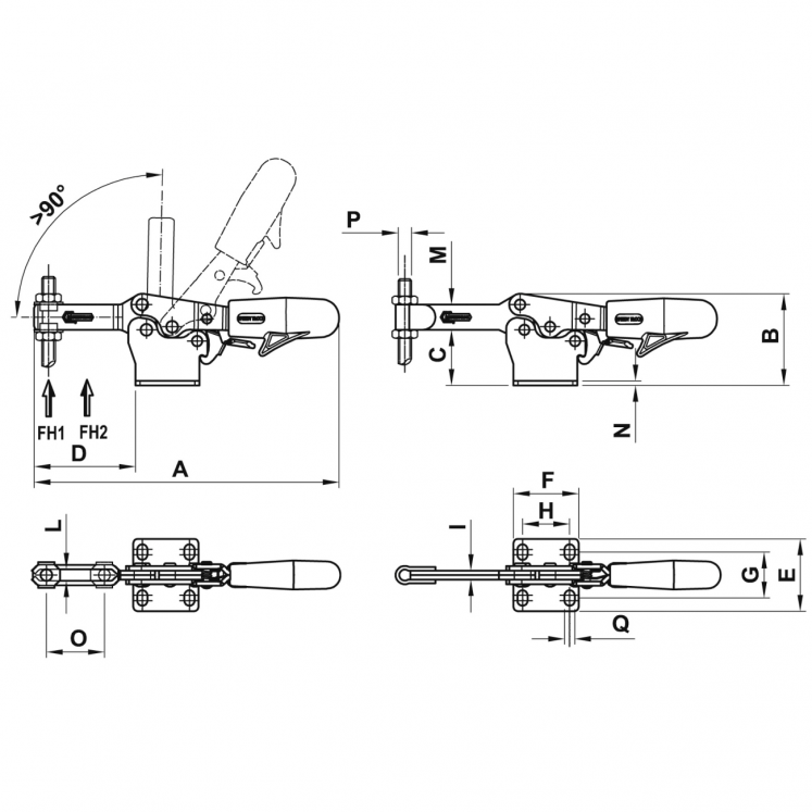 GRAMPO RÁPIDO, SÉRIE HORIZONTAL N8412