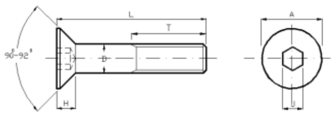 Parafusos C. Embutir BSW