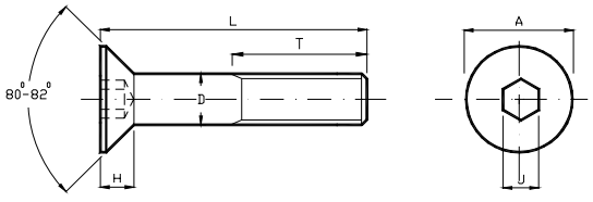 Parafusos C. Embutir UNC