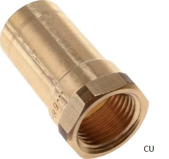 Niple da manga de transição com prensagem do lado de fora e rosca fêmea