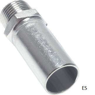 Niple da manga de transição com prensagem do lado de fora e rosca macho