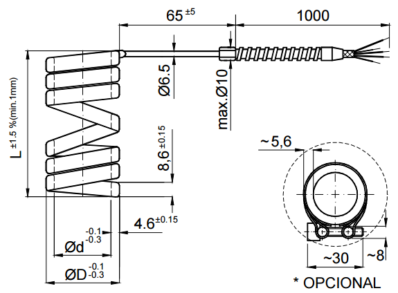 D35-RESISTENCIAS HELICOIDAIS - WRPTF 4,6 X 8,6