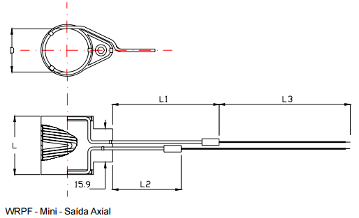 D28-RESISTENCIAS HELICOIDAIS - WRPF 1,3 X 2,3