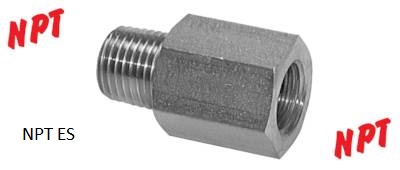 Extensões de rosca com rosca NPT, até 345 bar