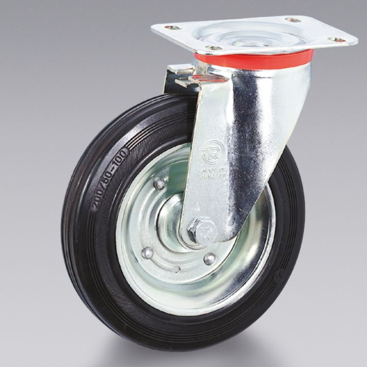 TELLURE RÔTA RODAS DE BORRACHA PRETAS - DISCO EM METAL