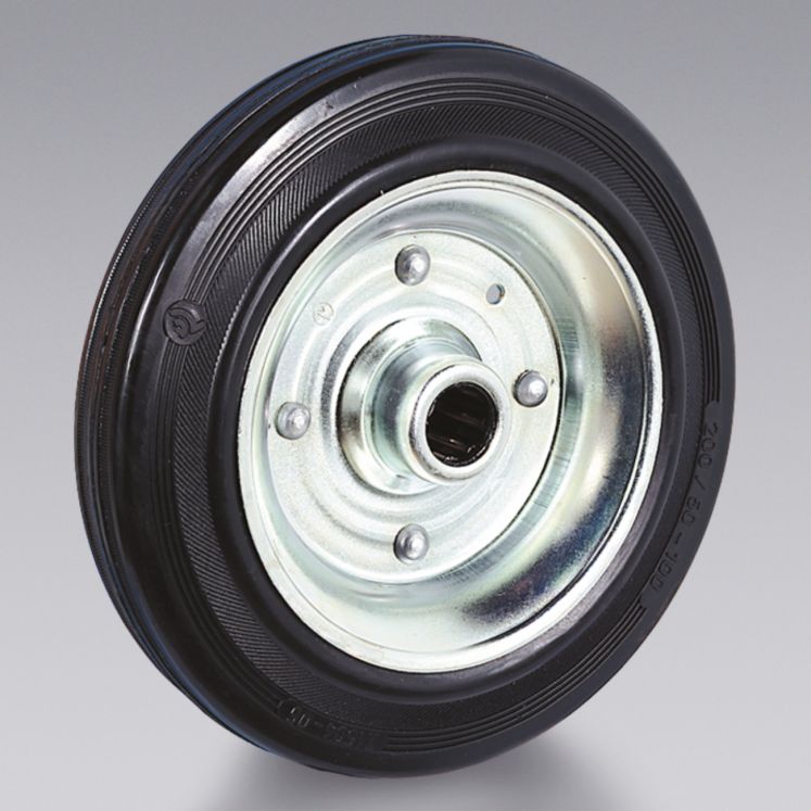 TELLURE RÔTA RODAS DE BORRACHA PRETAS - DISCO EM METAL